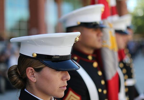 Veterans in uniform 